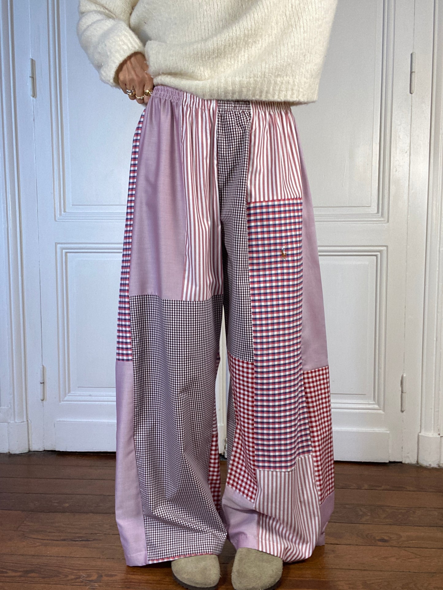 Pantalon upcyclé patchwork