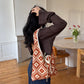 Sac upcyclé à motifs vintage