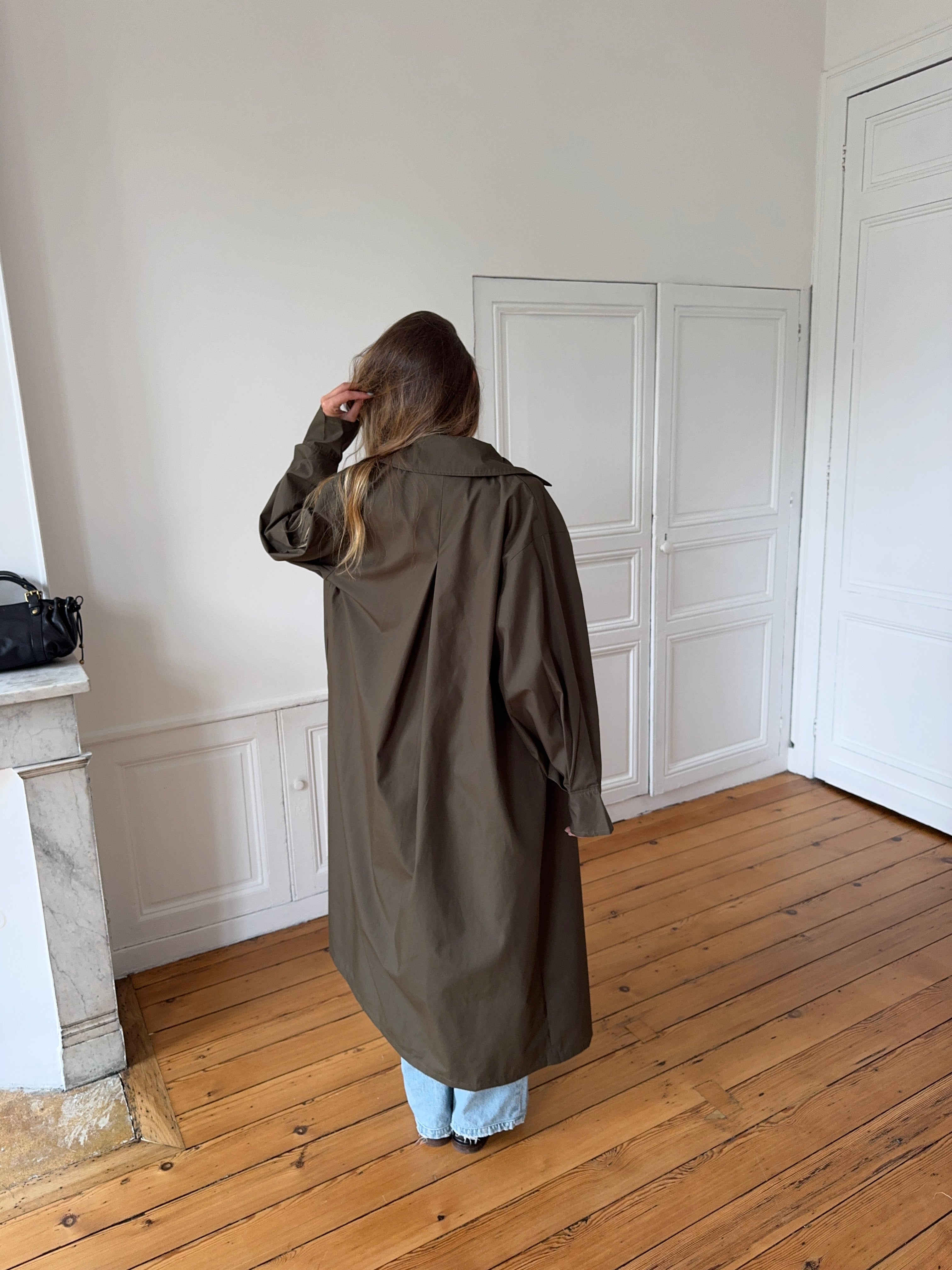 Trench léger déperlant kaki