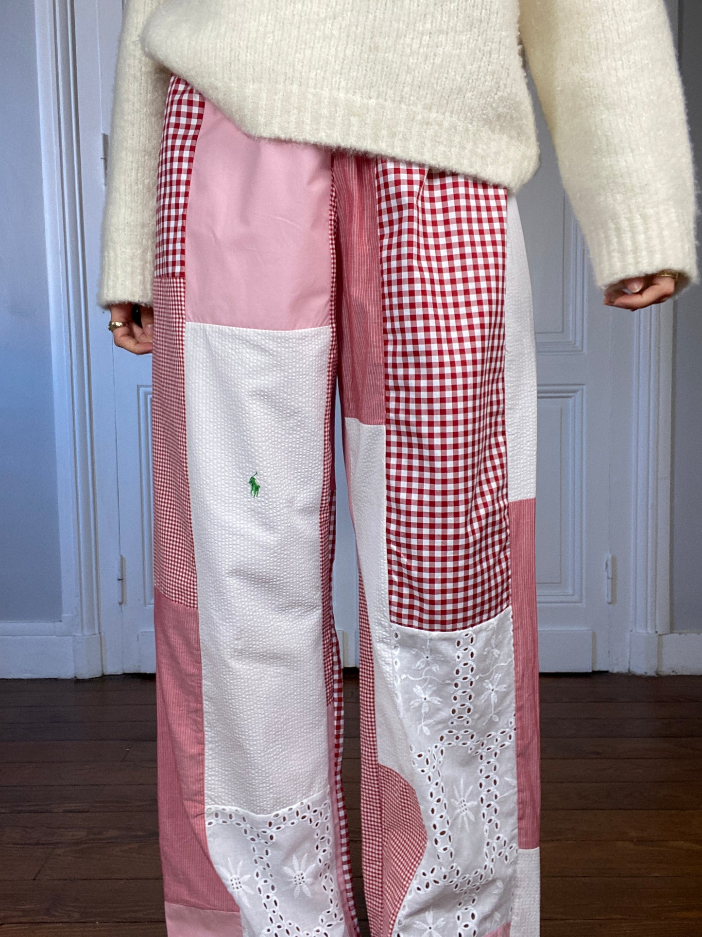 Pantalon upcyclé patchwork