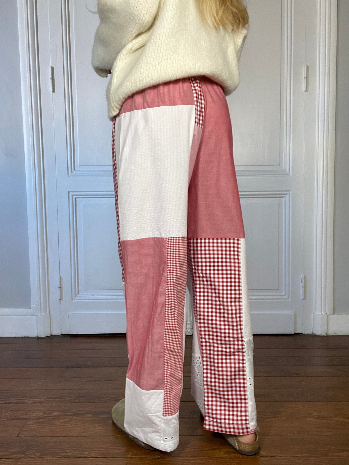 Pantalon upcyclé patchwork