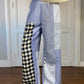 Pantalon upcyclé patchwork