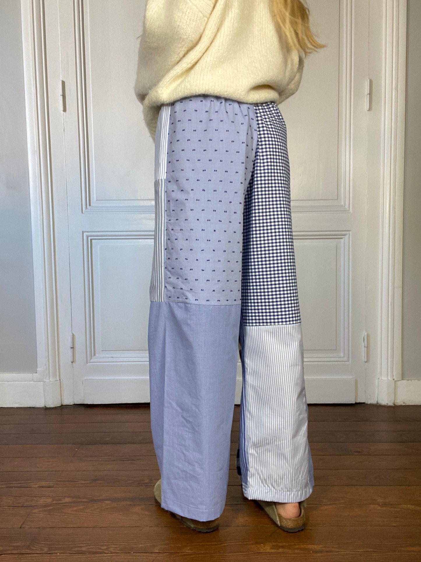 Pantalon upcyclé patchwork