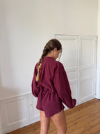 Combinaison upcyclée vichy - XS/S