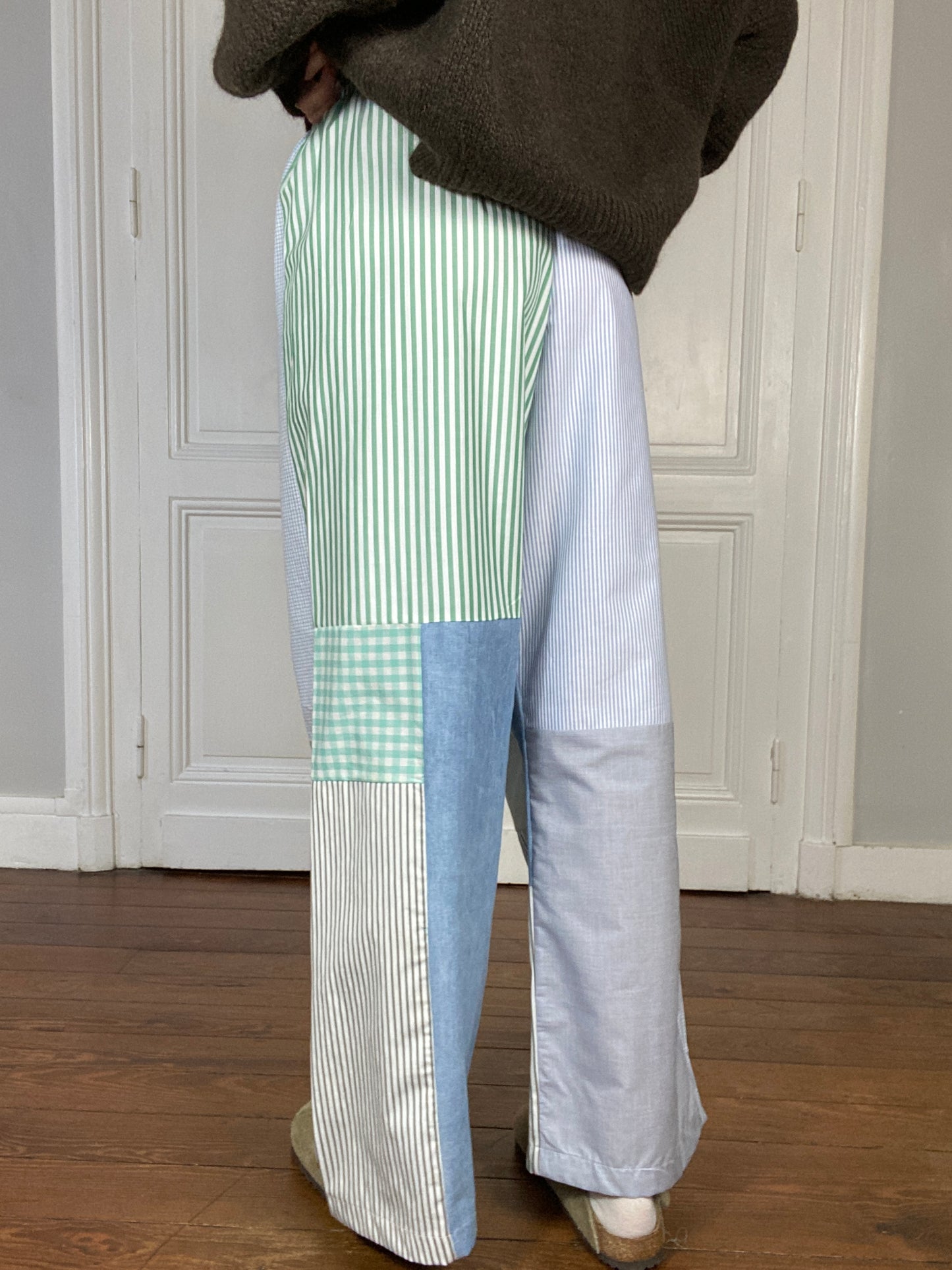 Pantalon upcyclé patchwork