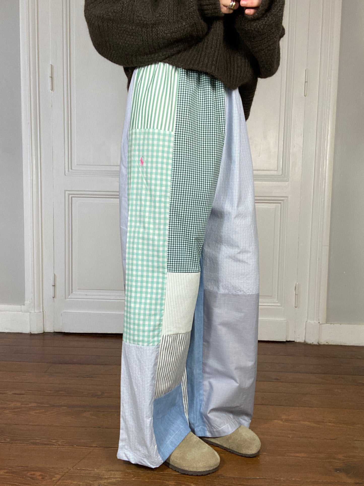 Pantalon upcyclé patchwork