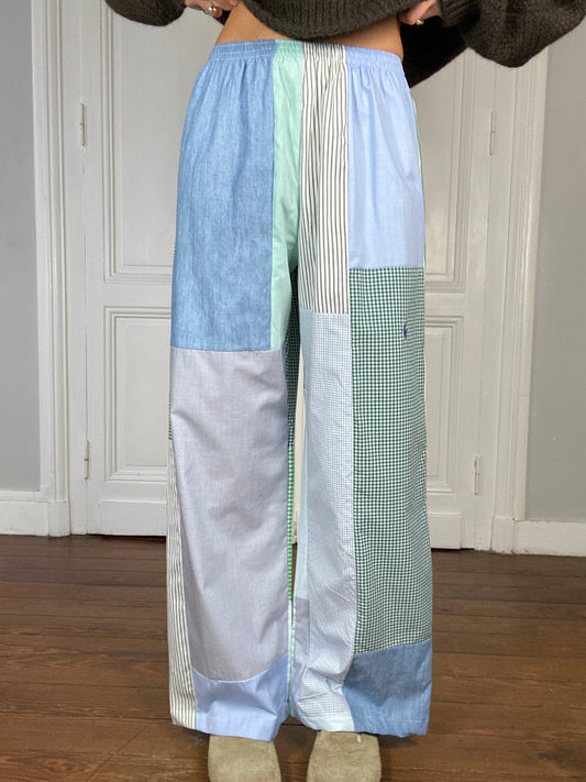 Pantalon upcyclé patchwork