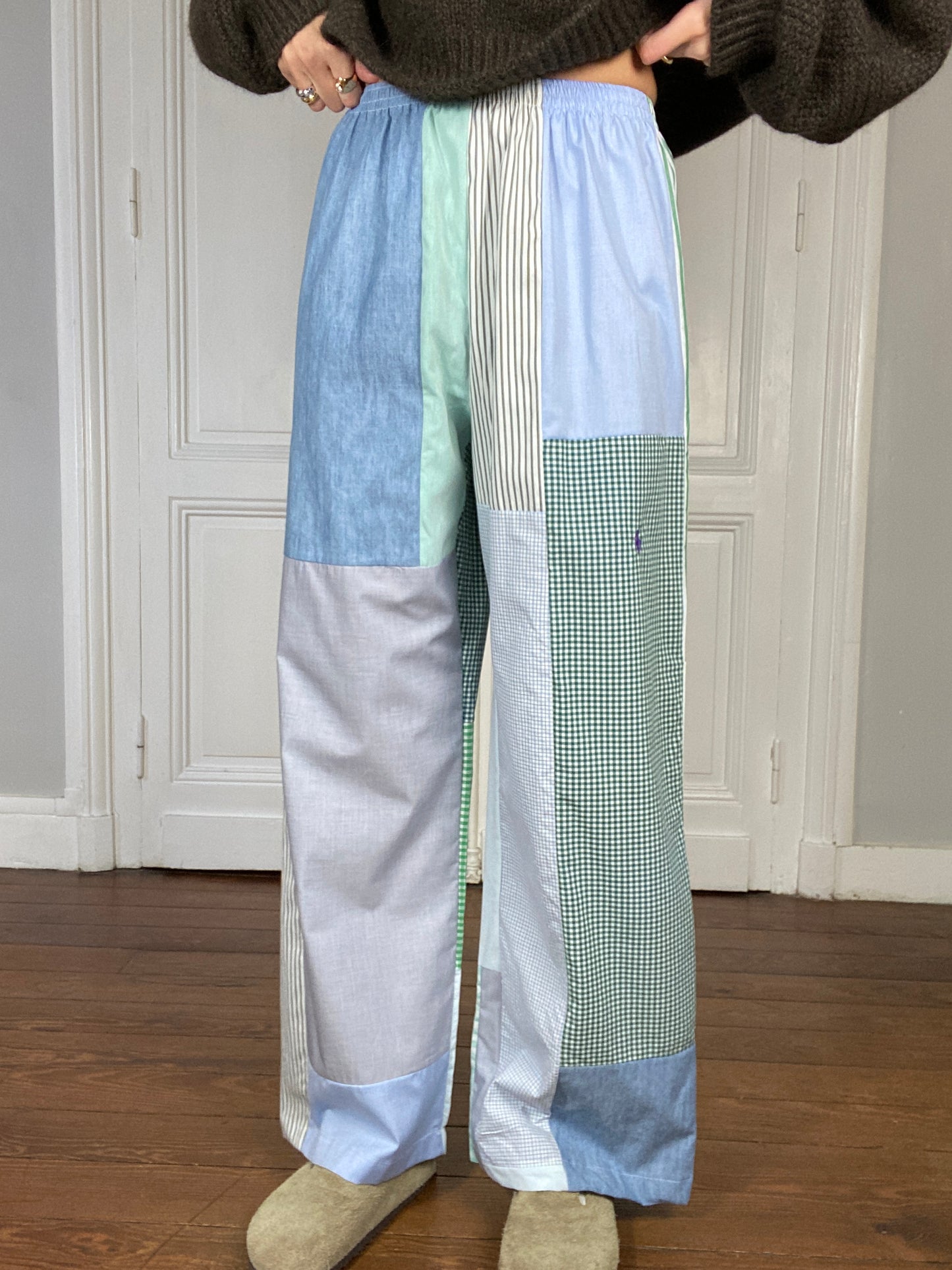 Pantalon upcyclé patchwork