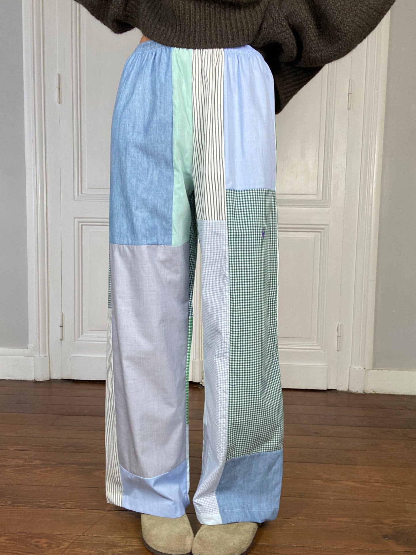 Pantalon upcyclé patchwork