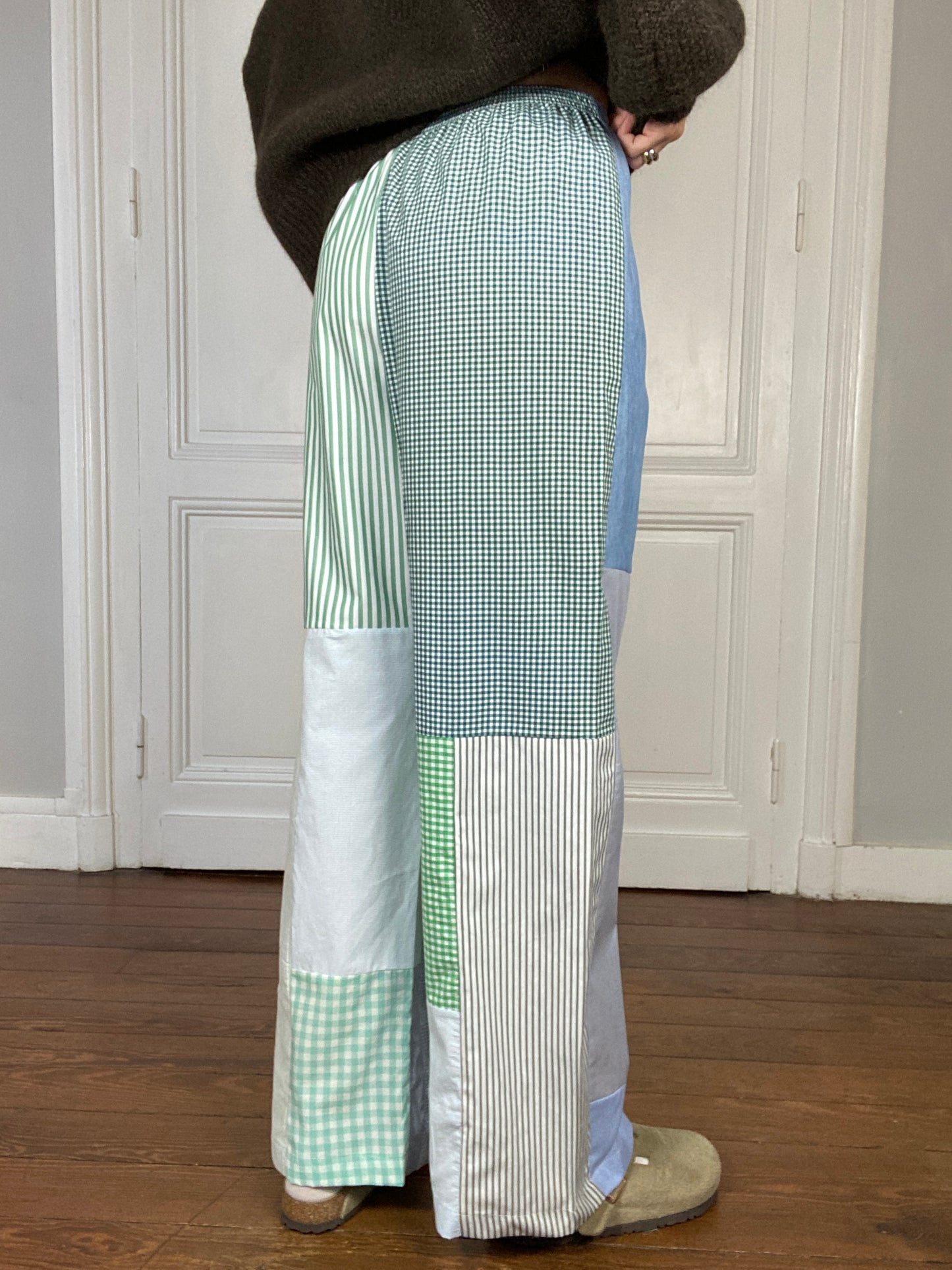 Pantalon upcyclé patchwork