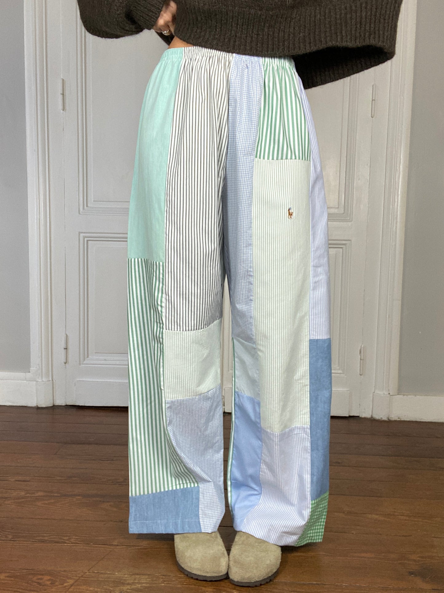 Pantalon upcyclé patchwork