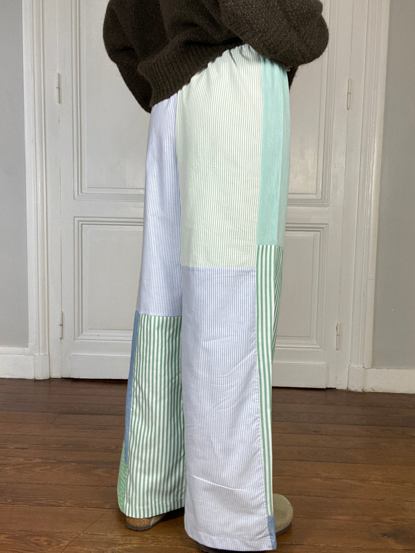 Pantalon upcyclé patchwork