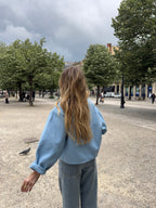 Veste bleu ciel