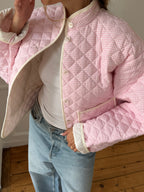 Veste vichy rose