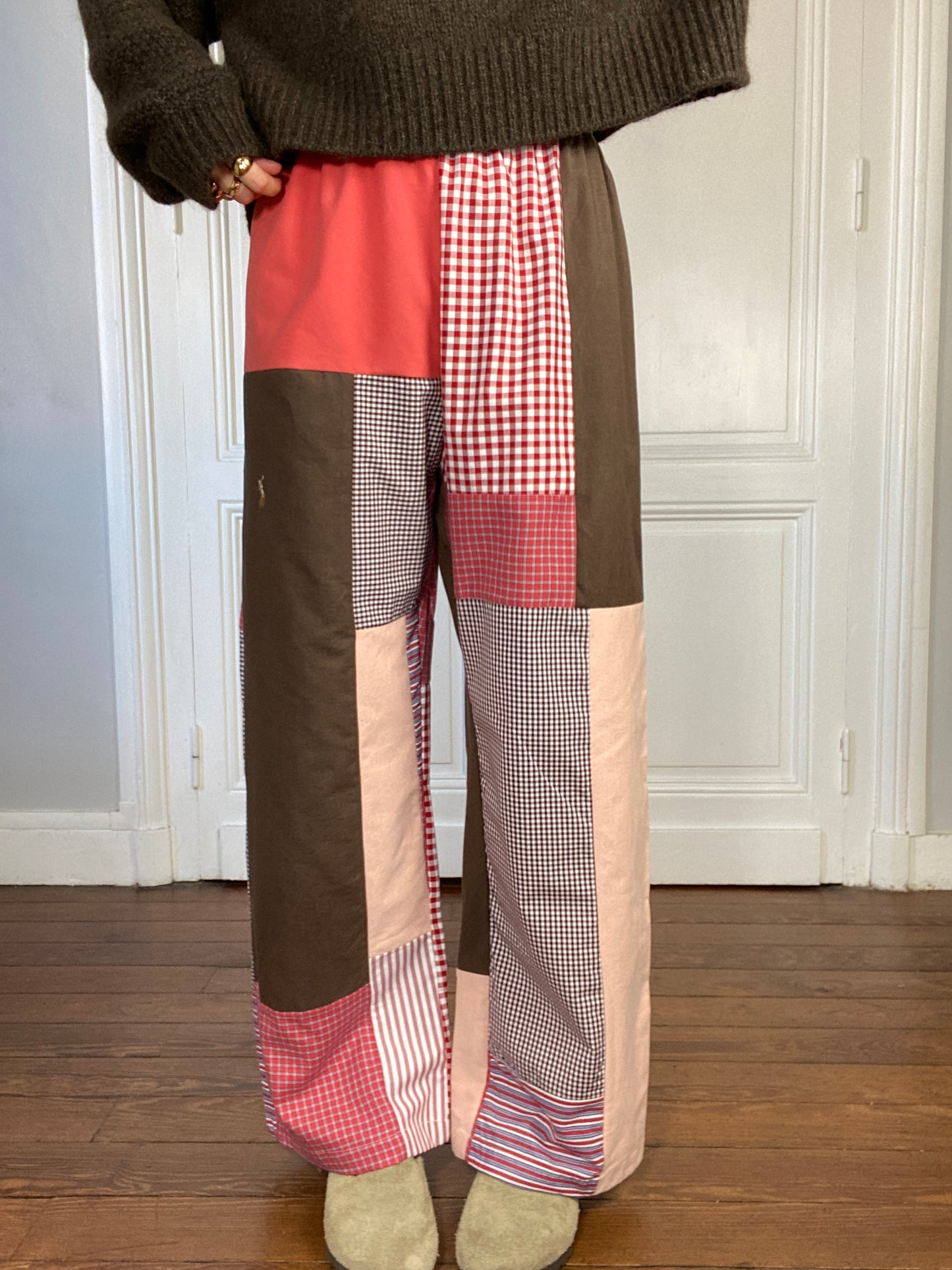 Pantalon upcyclé patchwork