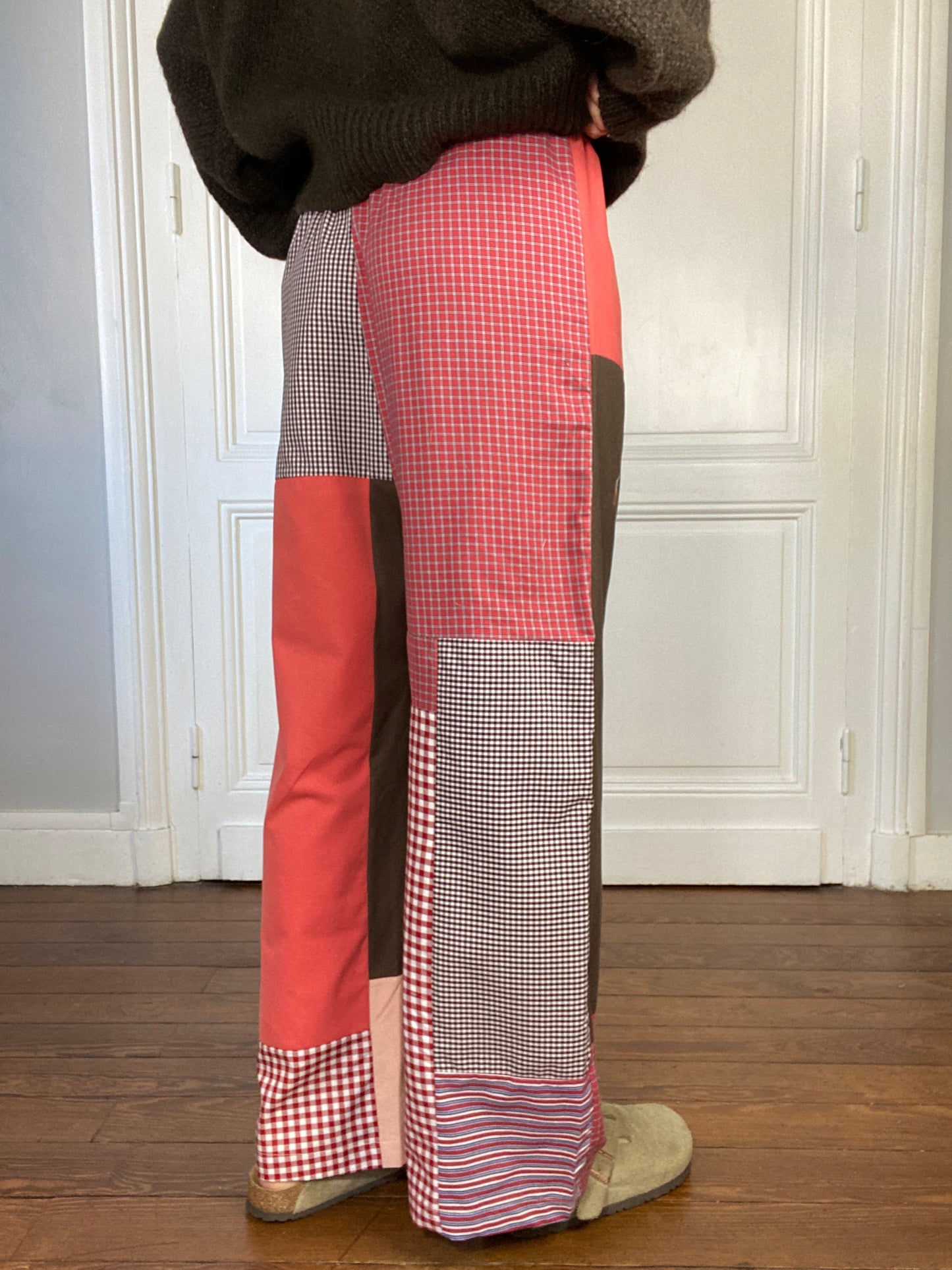 Pantalon upcyclé patchwork