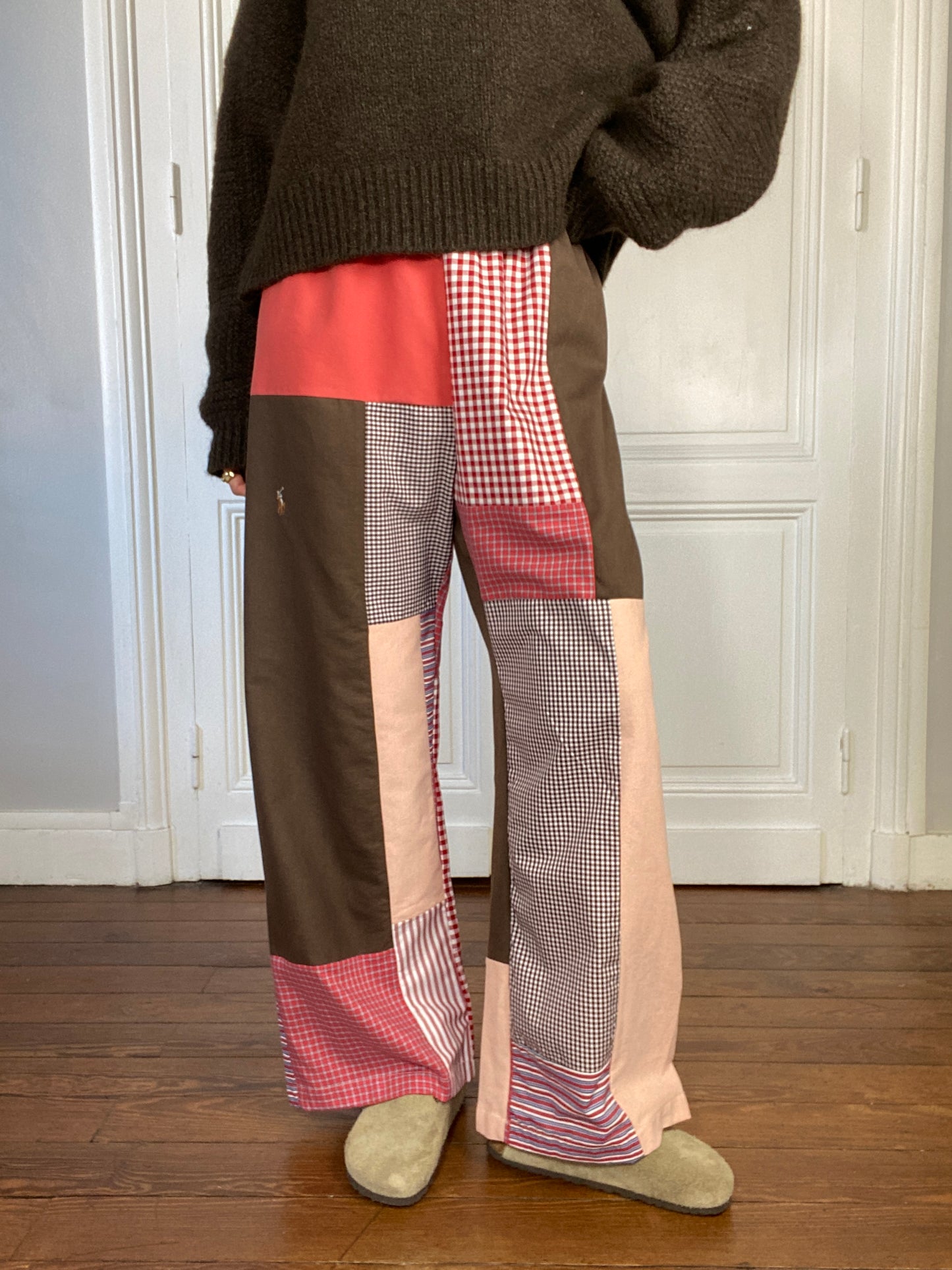 Pantalon upcyclé patchwork