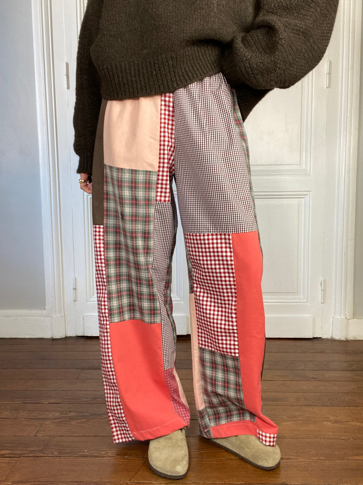 Pantalon upcyclé patchwork