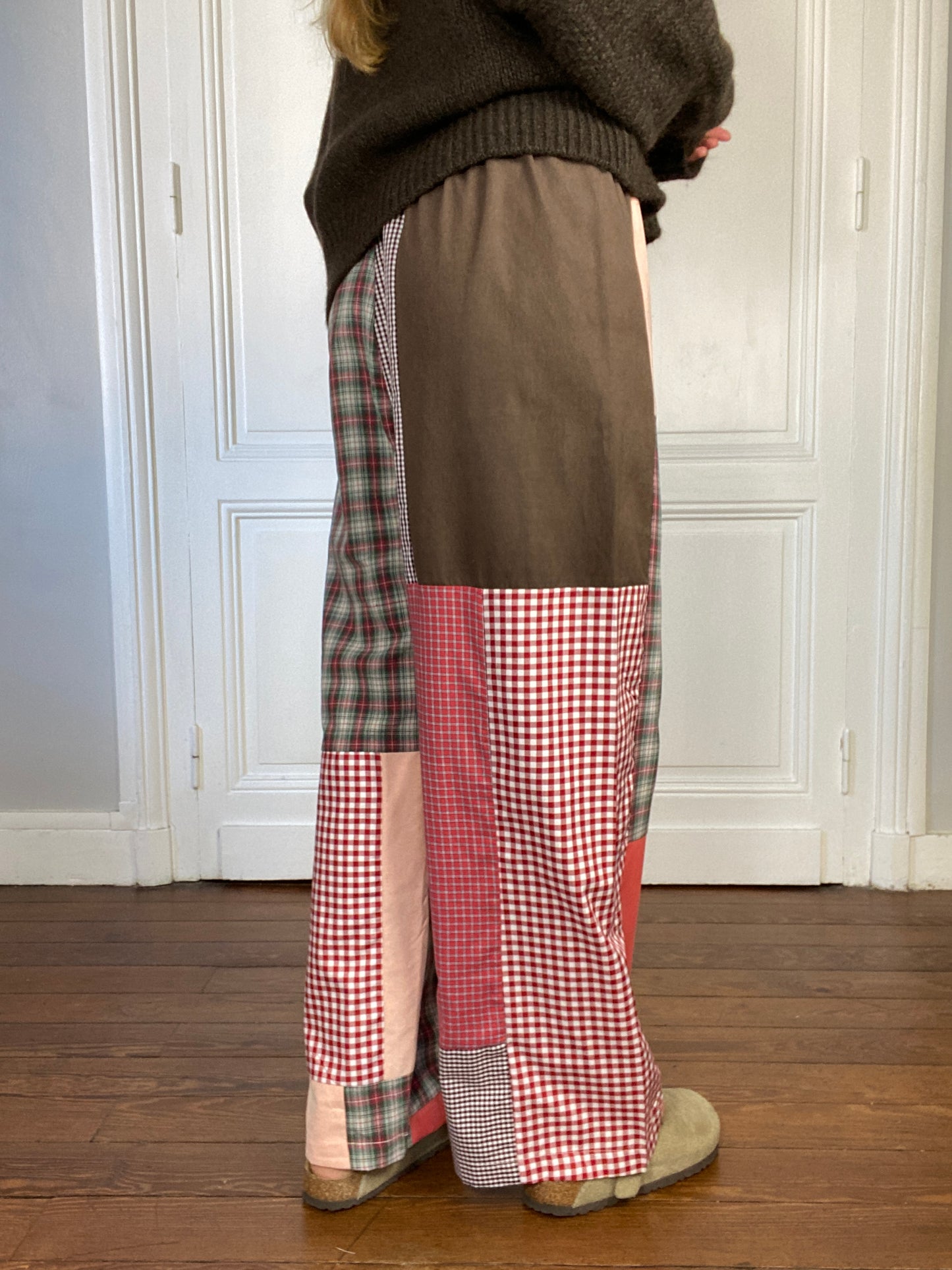 Pantalon upcyclé patchwork