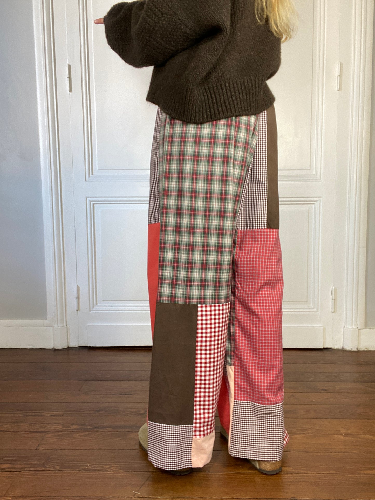 Pantalon upcyclé patchwork