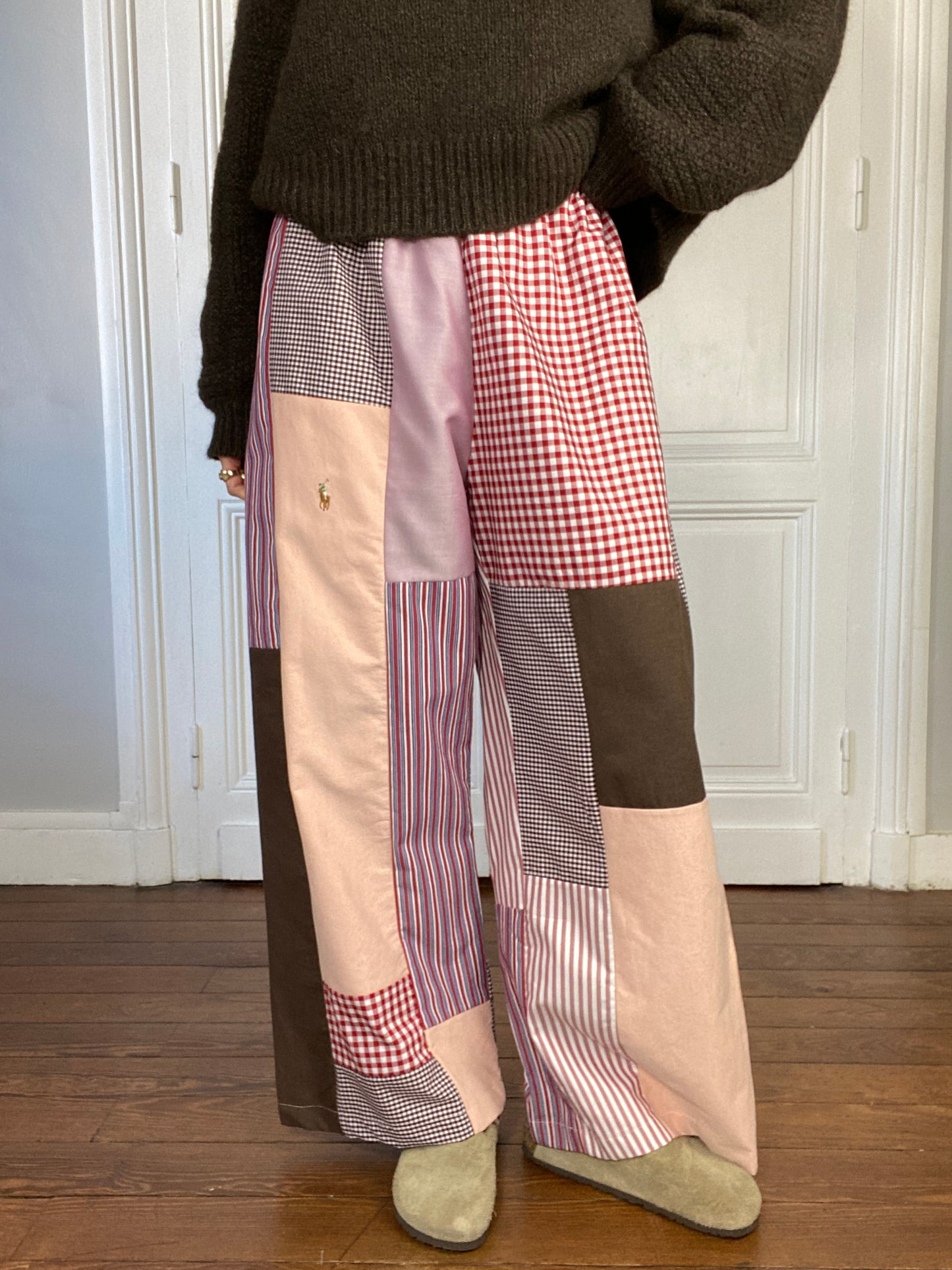 Pantalon upcyclé patchwork