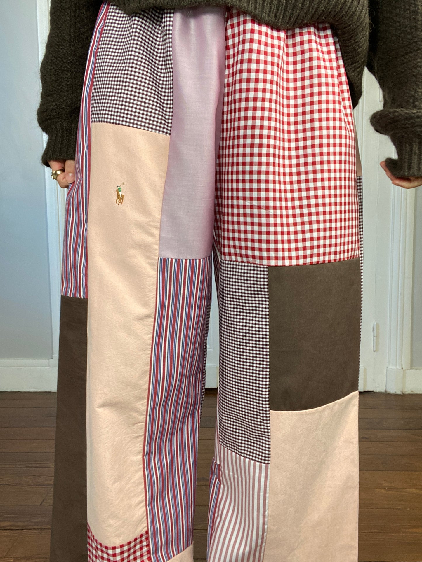 Pantalon upcyclé patchwork