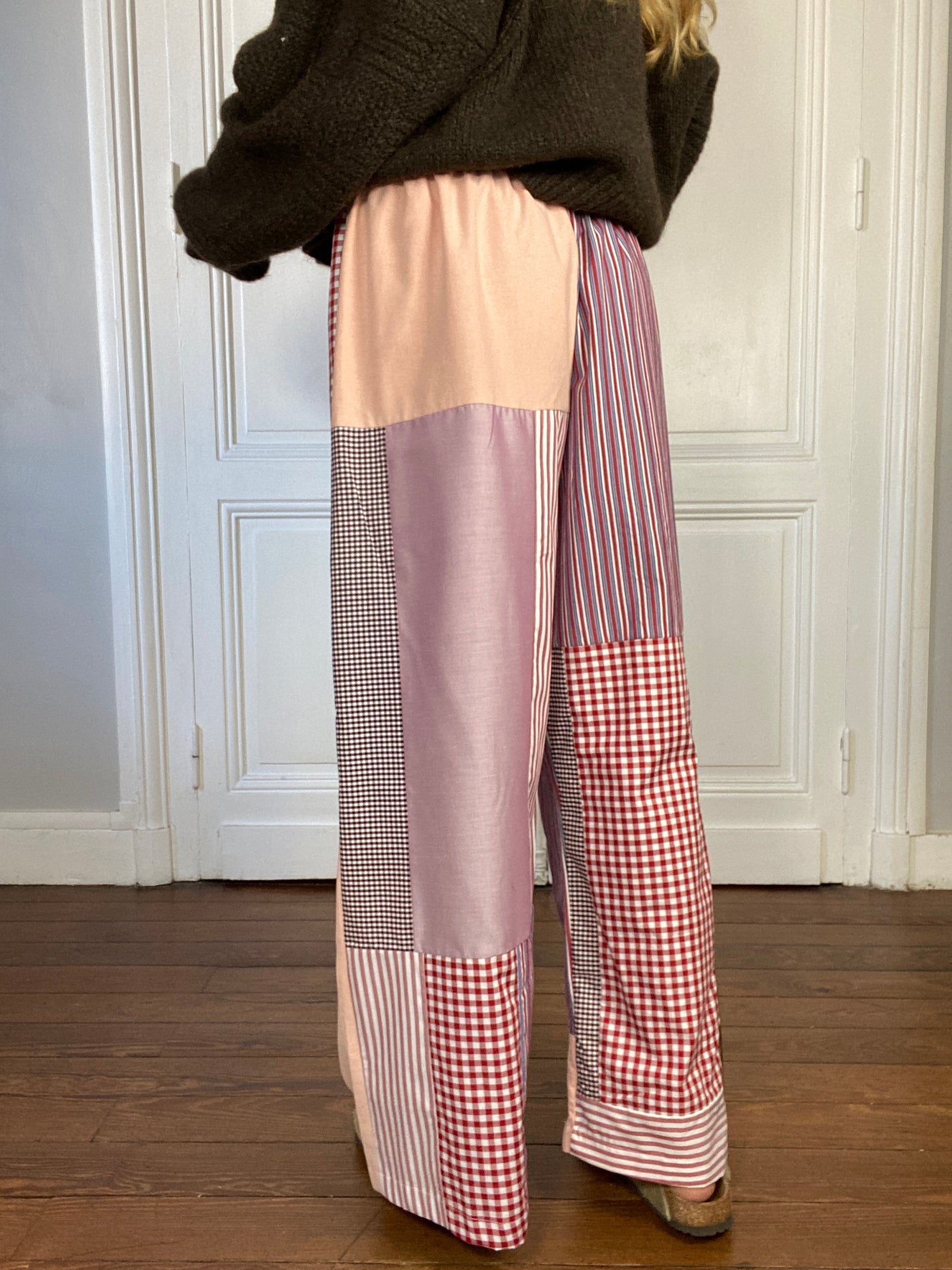 Pantalon upcyclé patchwork