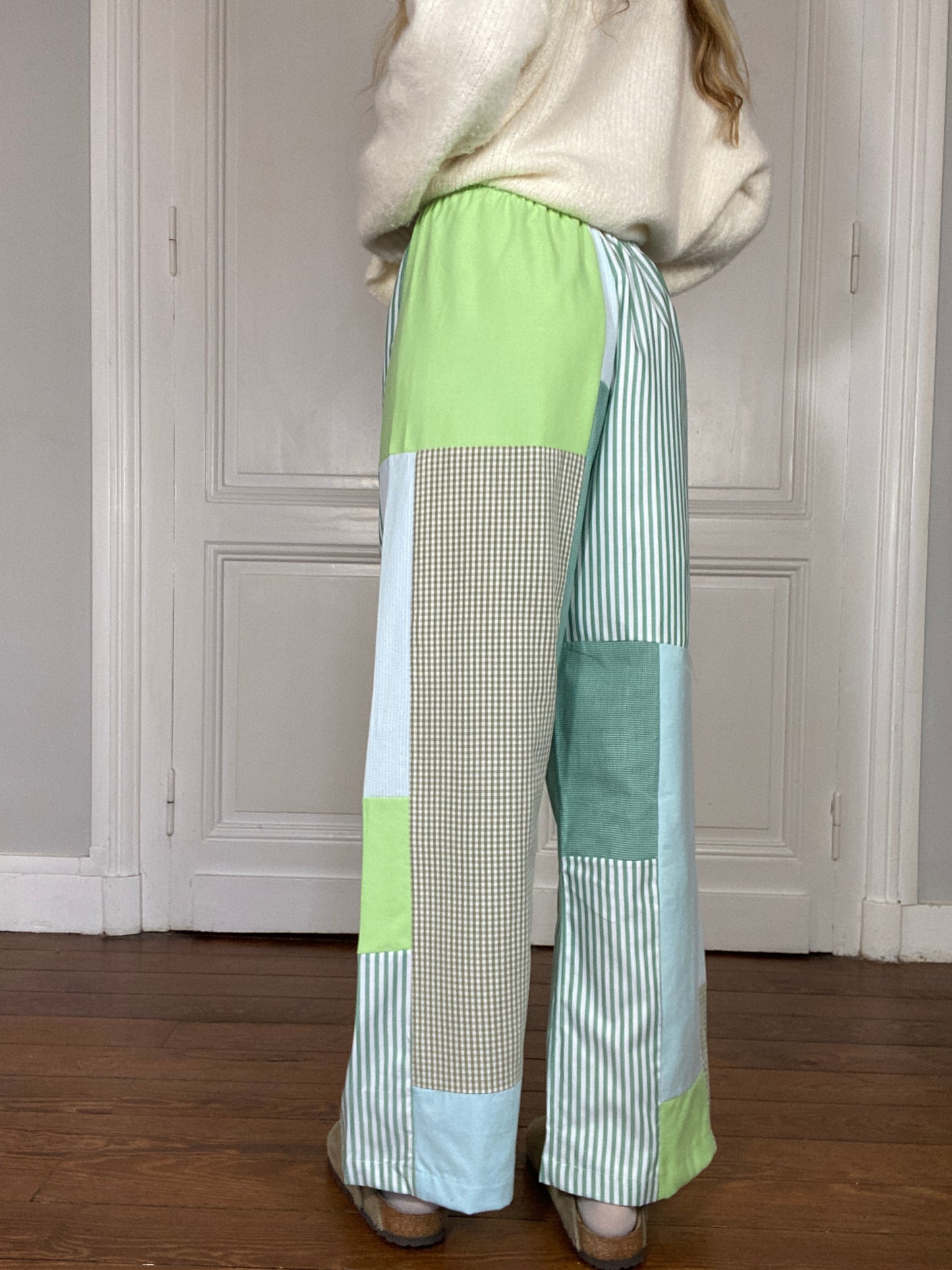 Pantalon upcyclé patchwork