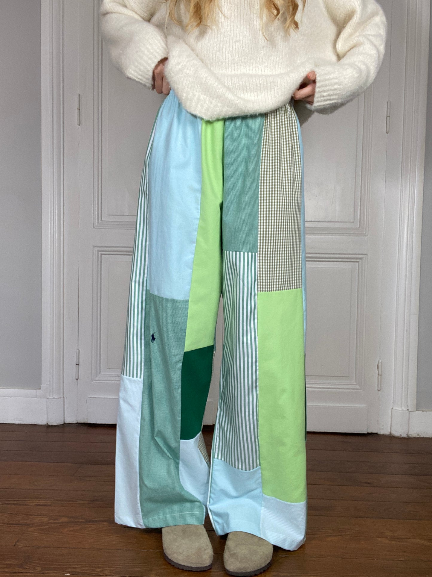 Pantalon upcyclé patchwork