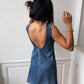 Robe upcyclée denim