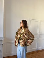 Veste upcyclée à motifs - T2