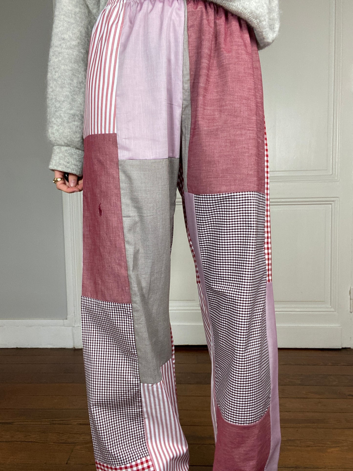 Pantalon upcyclé patchwork