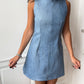Robe upcyclée denim