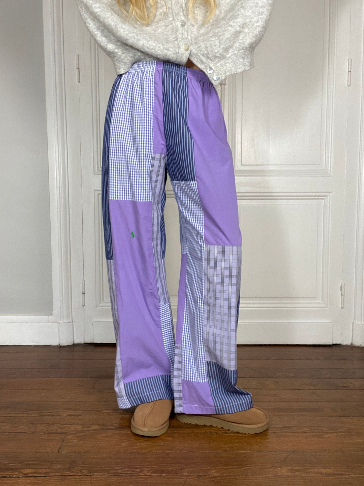 Pantalon upcyclé patchwork