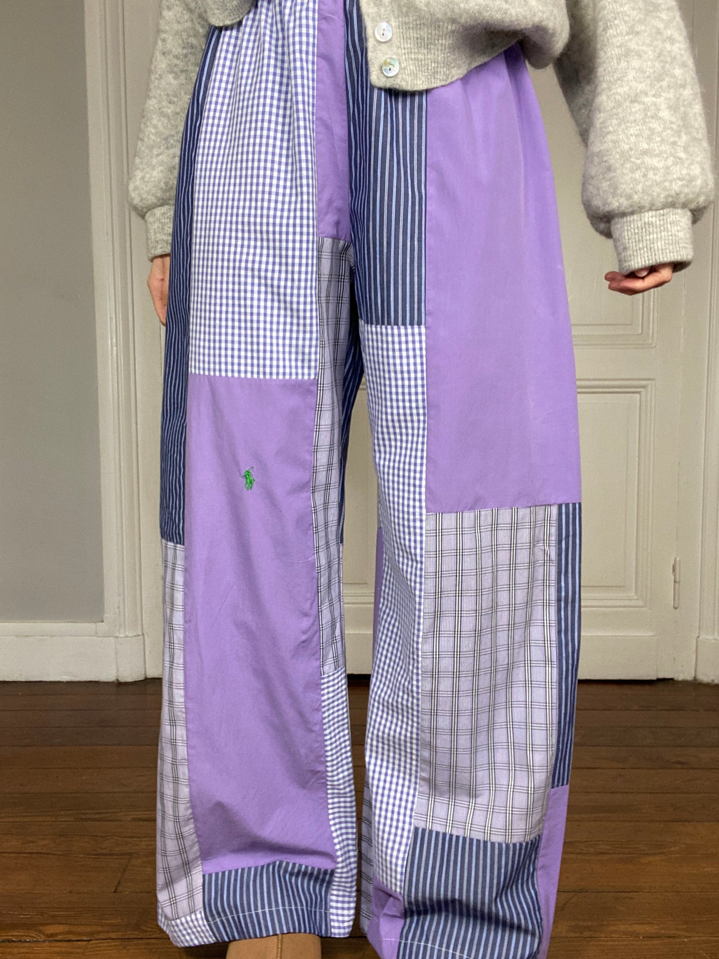 Pantalon upcyclé patchwork