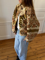 Veste upcyclée à motifs - T2