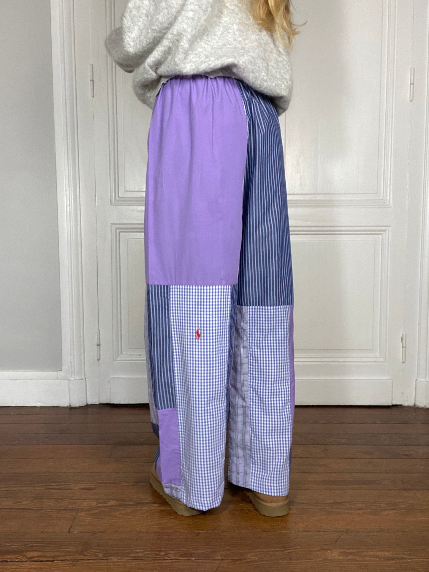 Pantalon upcyclé patchwork