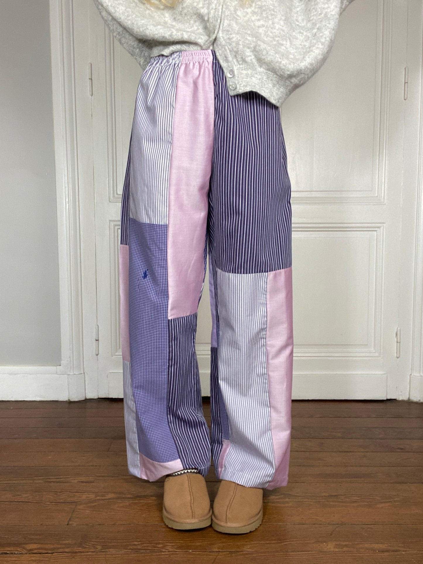 Pantalon upcyclé patchwork