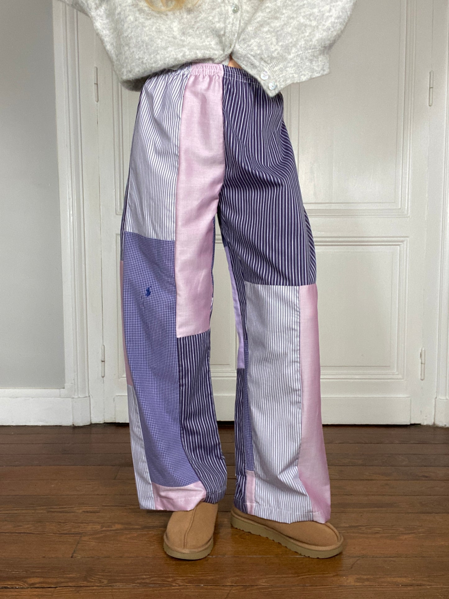 Pantalon upcyclé patchwork