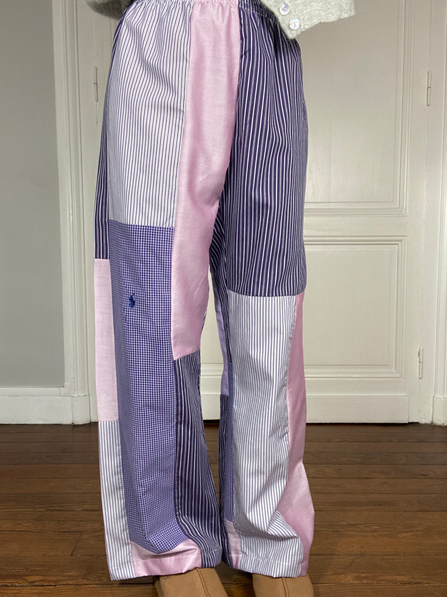 Pantalon upcyclé patchwork