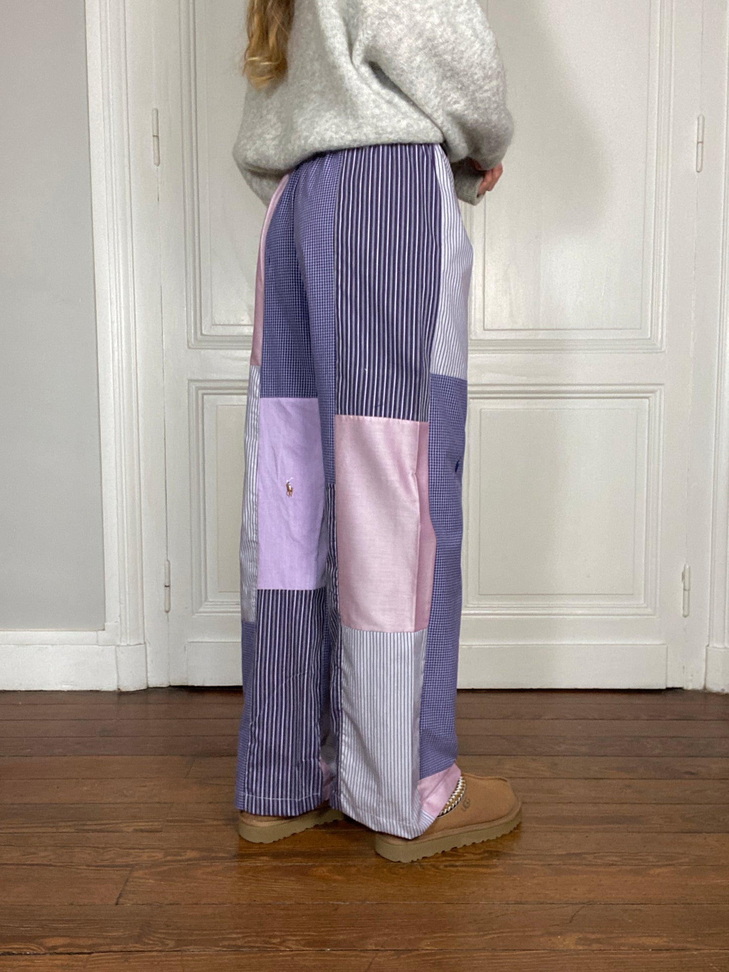 Pantalon upcyclé patchwork