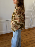 Veste upcyclée à motifs - T2