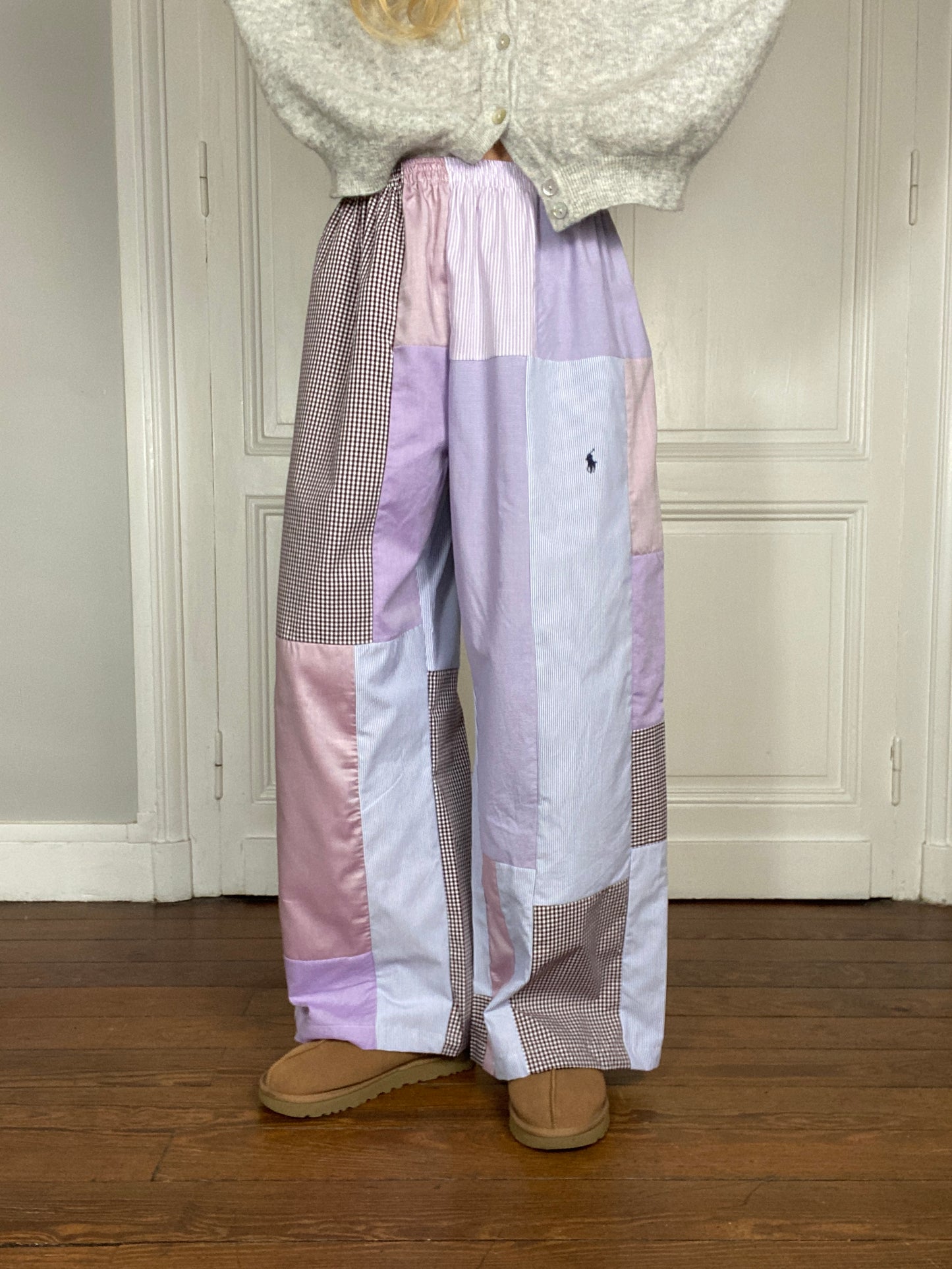 Pantalon upcyclé patchwork