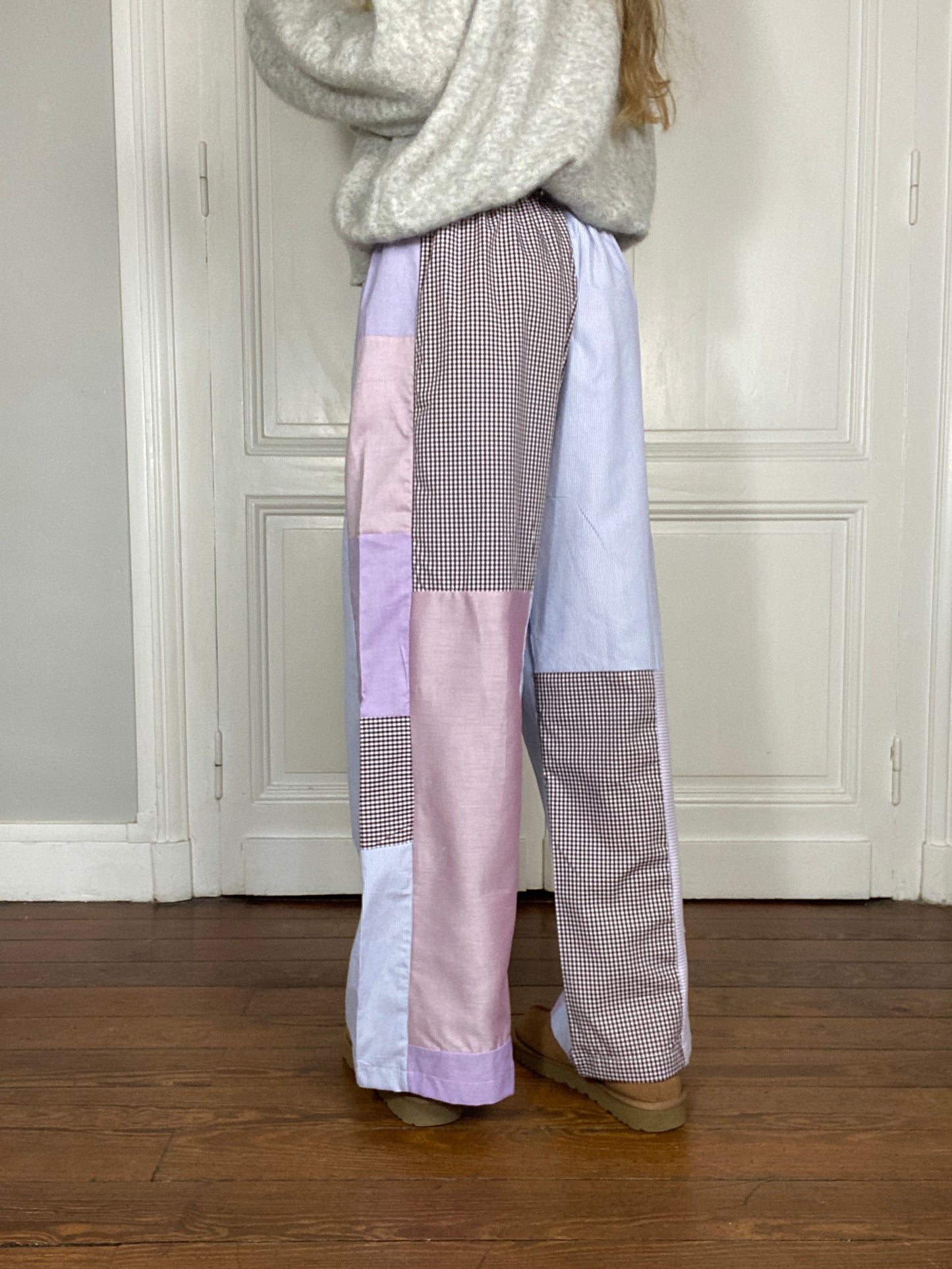 Pantalon upcyclé patchwork