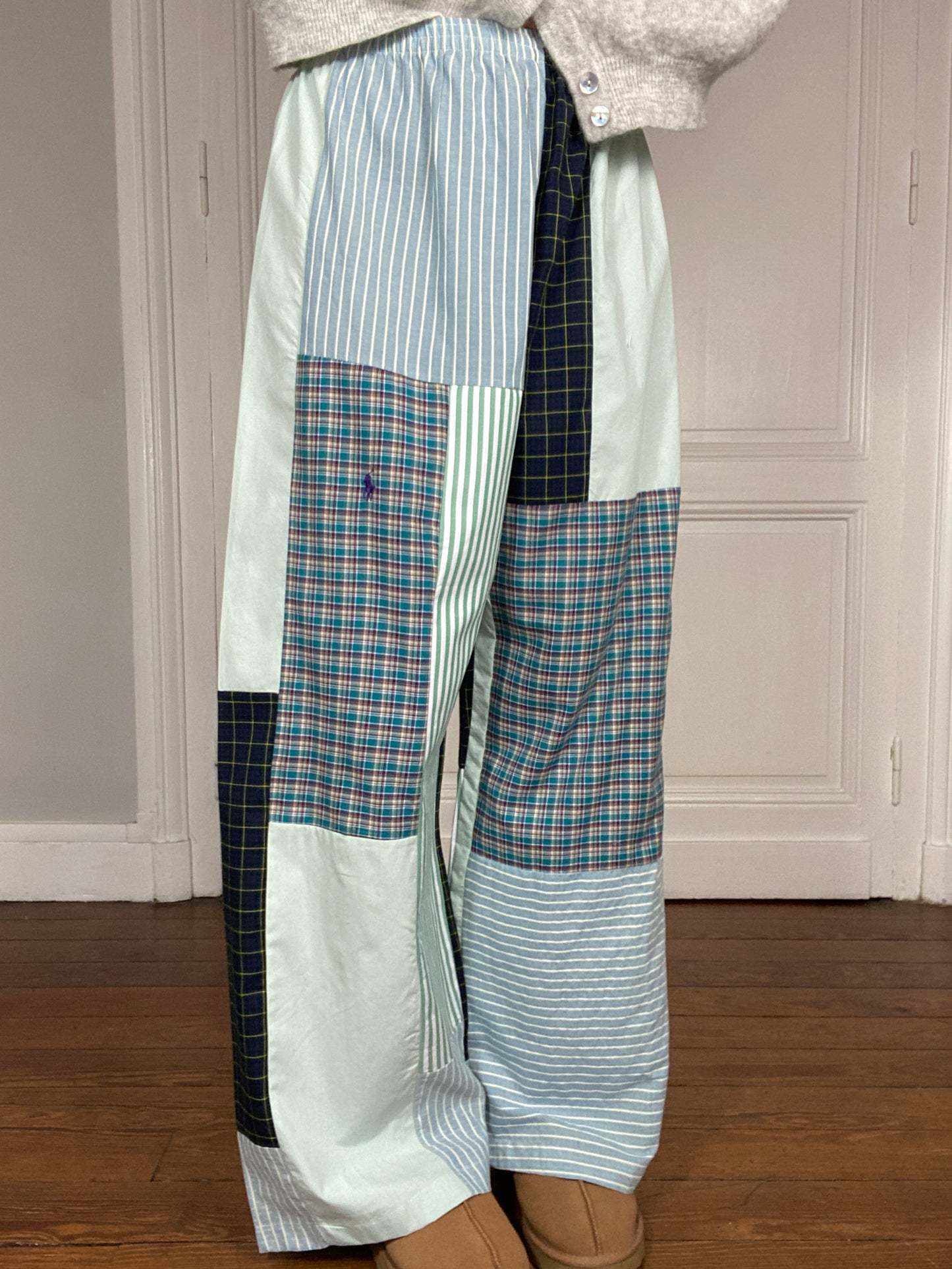 Pantalon upcyclé patchwork