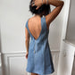 Robe upcyclée denim