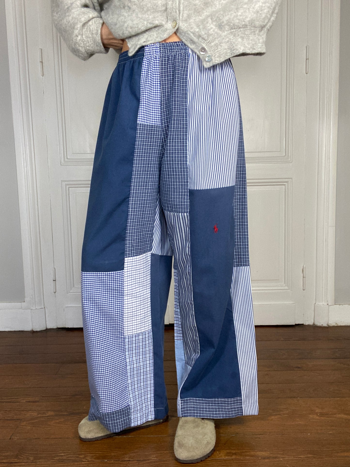 Pantalon upcyclé patchwork