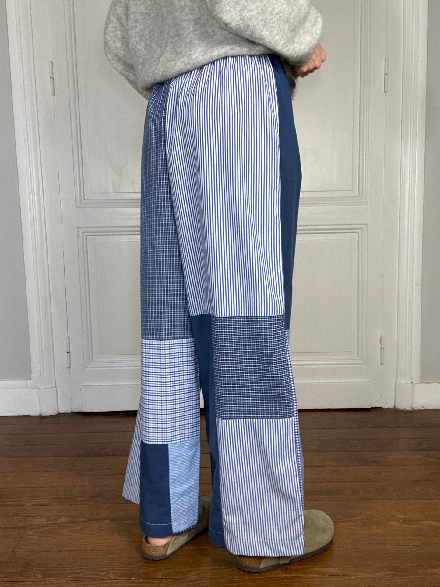 Pantalon upcyclé patchwork