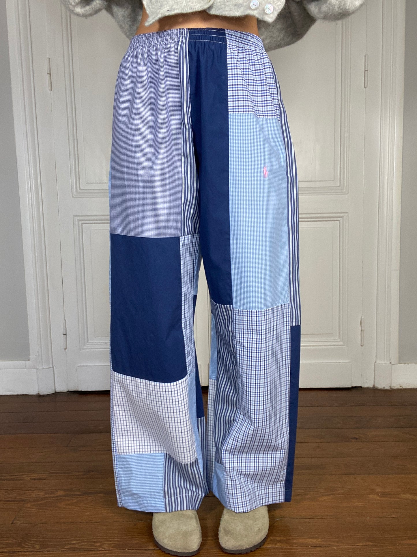 Pantalon upcyclé patchwork