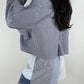 Ensemble upcyclé vichy et patchwork